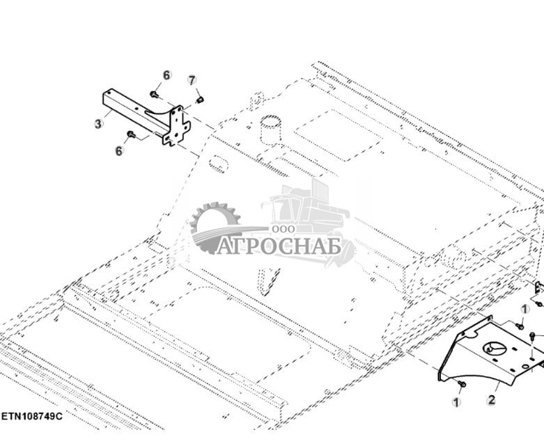 Рама и опора комплекта элементов системы охлаждения - ST823451 1136.jpg